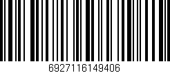 Código de barras (EAN, GTIN, SKU, ISBN): '6927116149406'
