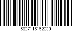 Código de barras (EAN, GTIN, SKU, ISBN): '6927116152338'