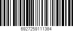 Código de barras (EAN, GTIN, SKU, ISBN): '6927259111384'