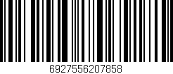 Código de barras (EAN, GTIN, SKU, ISBN): '6927556207858'