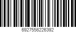 Código de barras (EAN, GTIN, SKU, ISBN): '6927556226392'
