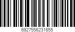 Código de barras (EAN, GTIN, SKU, ISBN): '6927556231655'