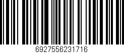 Código de barras (EAN, GTIN, SKU, ISBN): '6927556231716'