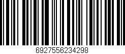 Código de barras (EAN, GTIN, SKU, ISBN): '6927556234298'