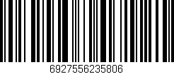 Código de barras (EAN, GTIN, SKU, ISBN): '6927556235806'