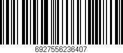 Código de barras (EAN, GTIN, SKU, ISBN): '6927556236407'