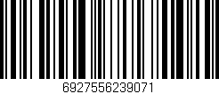 Código de barras (EAN, GTIN, SKU, ISBN): '6927556239071'