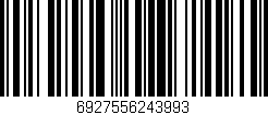 Código de barras (EAN, GTIN, SKU, ISBN): '6927556243993'