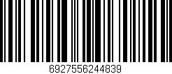 Código de barras (EAN, GTIN, SKU, ISBN): '6927556244839'