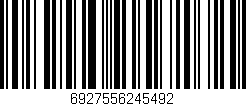 Código de barras (EAN, GTIN, SKU, ISBN): '6927556245492'
