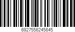 Código de barras (EAN, GTIN, SKU, ISBN): '6927556245645'