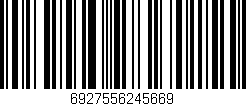 Código de barras (EAN, GTIN, SKU, ISBN): '6927556245669'