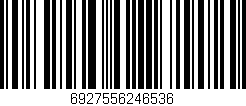 Código de barras (EAN, GTIN, SKU, ISBN): '6927556246536'