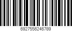 Código de barras (EAN, GTIN, SKU, ISBN): '6927556246789'