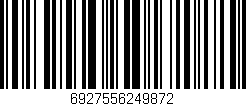 Código de barras (EAN, GTIN, SKU, ISBN): '6927556249872'