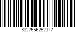 Código de barras (EAN, GTIN, SKU, ISBN): '6927556252377'