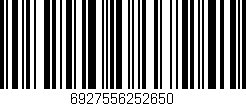Código de barras (EAN, GTIN, SKU, ISBN): '6927556252650'