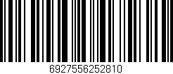 Código de barras (EAN, GTIN, SKU, ISBN): '6927556252810'