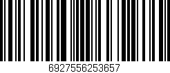 Código de barras (EAN, GTIN, SKU, ISBN): '6927556253657'