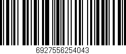 Código de barras (EAN, GTIN, SKU, ISBN): '6927556254043'