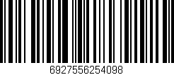 Código de barras (EAN, GTIN, SKU, ISBN): '6927556254098'