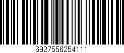 Código de barras (EAN, GTIN, SKU, ISBN): '6927556254111'