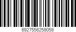 Código de barras (EAN, GTIN, SKU, ISBN): '6927556258058'