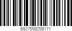 Código de barras (EAN, GTIN, SKU, ISBN): '6927556258171'