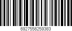 Código de barras (EAN, GTIN, SKU, ISBN): '6927556259383'