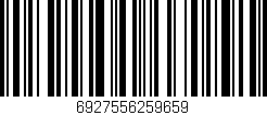 Código de barras (EAN, GTIN, SKU, ISBN): '6927556259659'