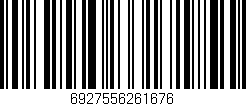 Código de barras (EAN, GTIN, SKU, ISBN): '6927556261676'