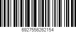 Código de barras (EAN, GTIN, SKU, ISBN): '6927556262154'