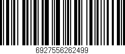 Código de barras (EAN, GTIN, SKU, ISBN): '6927556262499'