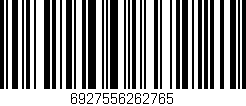 Código de barras (EAN, GTIN, SKU, ISBN): '6927556262765'