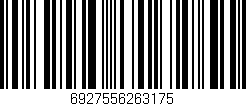 Código de barras (EAN, GTIN, SKU, ISBN): '6927556263175'