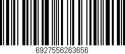 Código de barras (EAN, GTIN, SKU, ISBN): '6927556263656'
