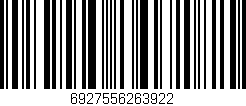 Código de barras (EAN, GTIN, SKU, ISBN): '6927556263922'