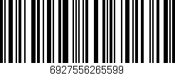 Código de barras (EAN, GTIN, SKU, ISBN): '6927556265599'