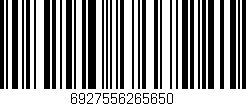Código de barras (EAN, GTIN, SKU, ISBN): '6927556265650'