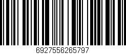 Código de barras (EAN, GTIN, SKU, ISBN): '6927556265797'