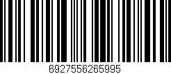 Código de barras (EAN, GTIN, SKU, ISBN): '6927556265995'