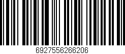 Código de barras (EAN, GTIN, SKU, ISBN): '6927556266206'