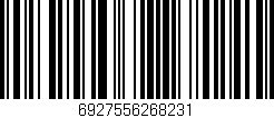 Código de barras (EAN, GTIN, SKU, ISBN): '6927556268231'