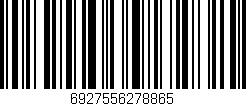 Código de barras (EAN, GTIN, SKU, ISBN): '6927556278865'