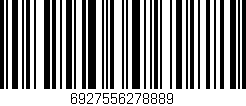 Código de barras (EAN, GTIN, SKU, ISBN): '6927556278889'