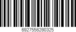 Código de barras (EAN, GTIN, SKU, ISBN): '6927556280325'