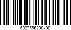 Código de barras (EAN, GTIN, SKU, ISBN): '6927556280400'