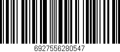 Código de barras (EAN, GTIN, SKU, ISBN): '6927556280547'