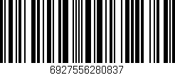 Código de barras (EAN, GTIN, SKU, ISBN): '6927556280837'