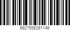 Código de barras (EAN, GTIN, SKU, ISBN): '6927556281148'